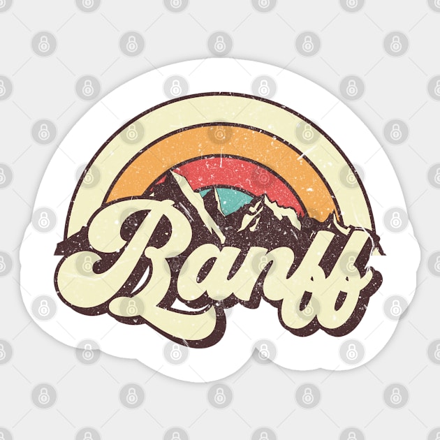 Banff hiking trip Sticker by SerenityByAlex